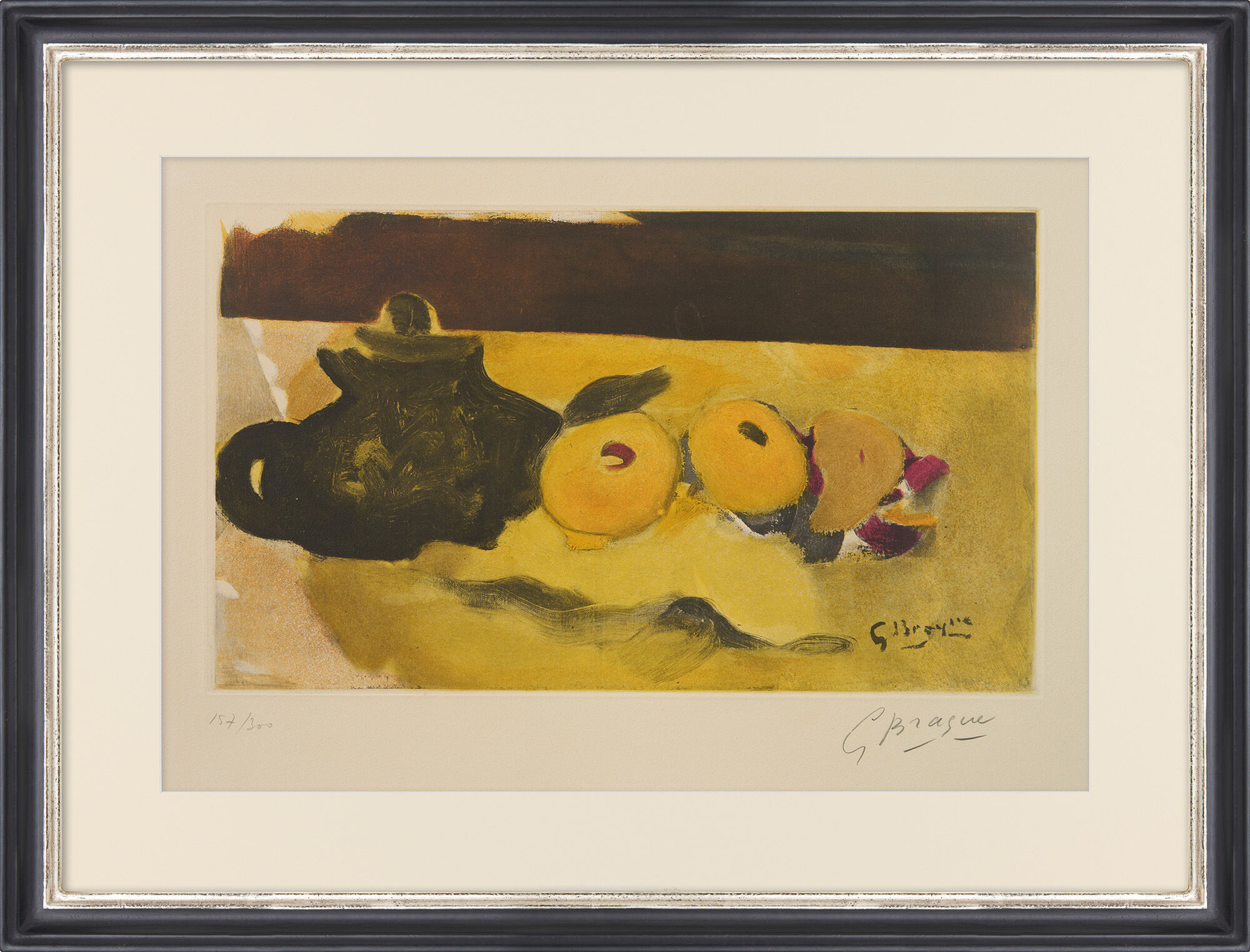 Tableau "La nappe jaune" (ca. 1956-1960) de Georges Braque