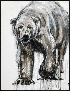 Picture "Polar Bear 49" (2022) (Unique piece) by Ralf Koenemann