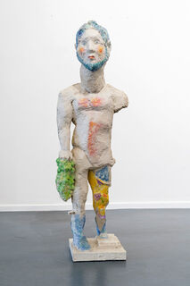 Skulptur "David" (2013), Gips von Markus Lüpertz
