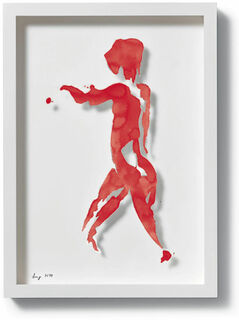 Bild "Einblick (rot)", 2010