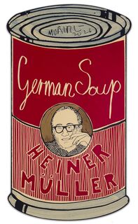 Object "German Soup, Heiner Müller" (2026) (Unique piece) by Moritz Götze