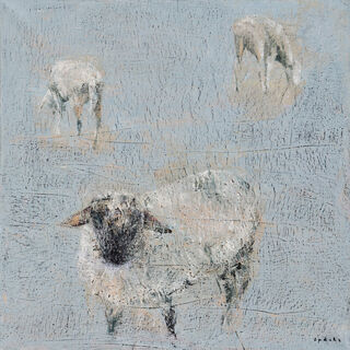 Bild "Drei Schafe #2" (2022) (Unikat)