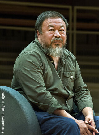 Portrait of the artist Ai Weiwei