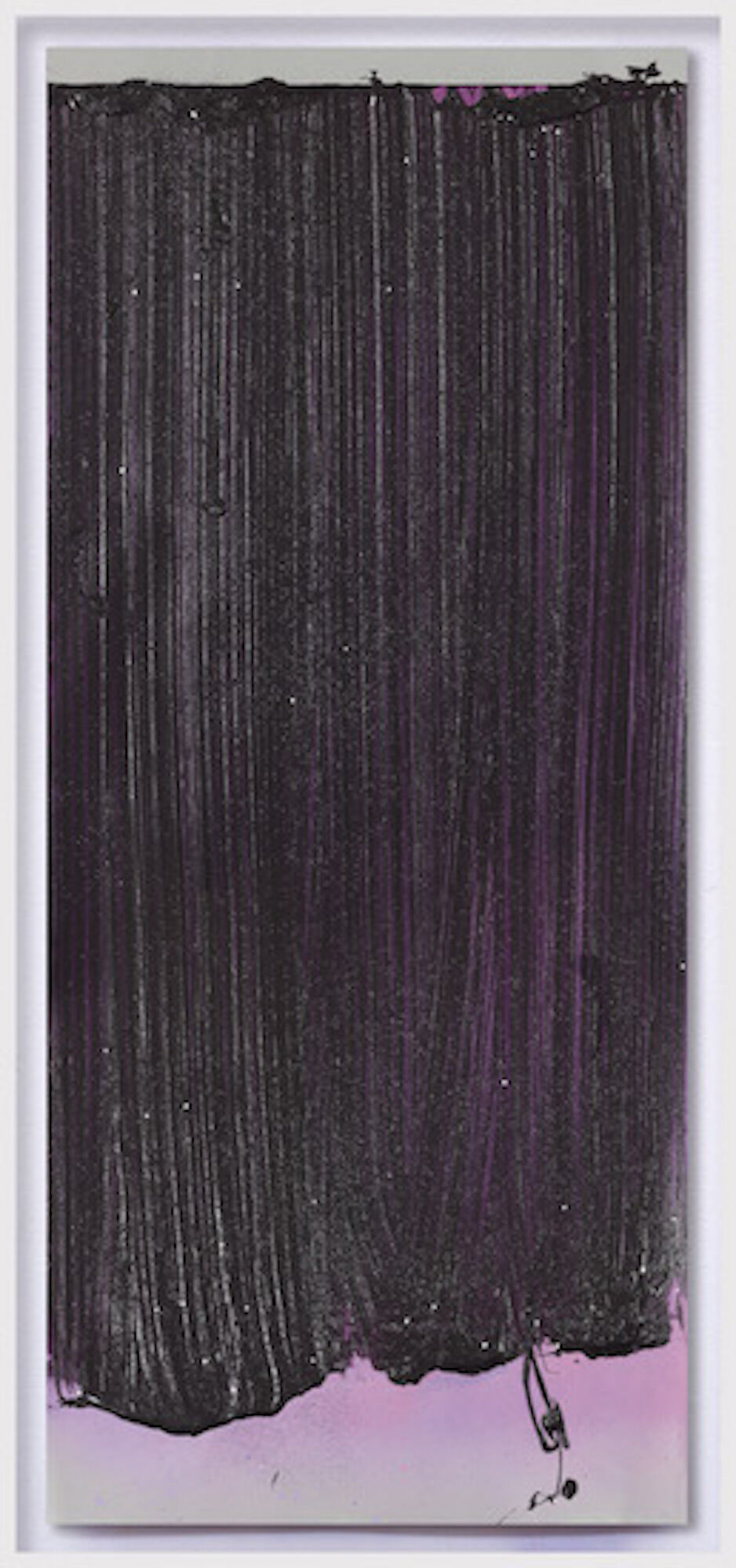 Picture "Diamond Dust (Aubergine/Pink)" (2019) (Unique piece) by Ruth Campau