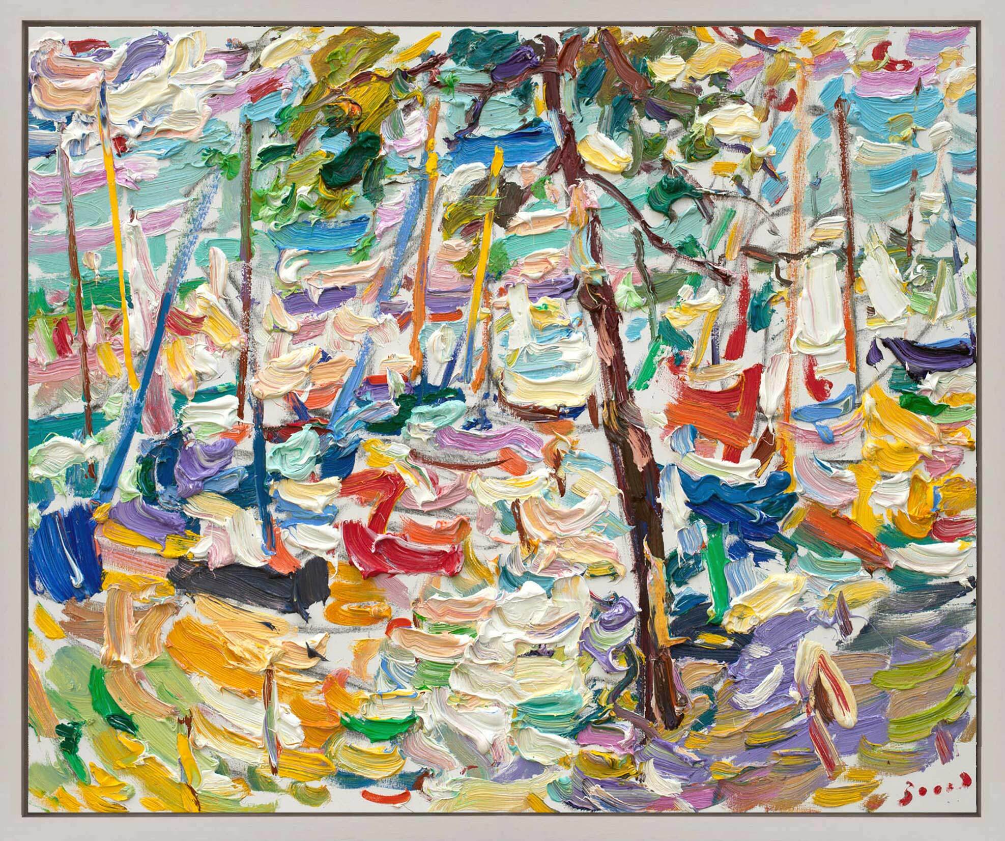 Picture "Wannsee in August" (2023) (Unique piece) by Christoph Bouet