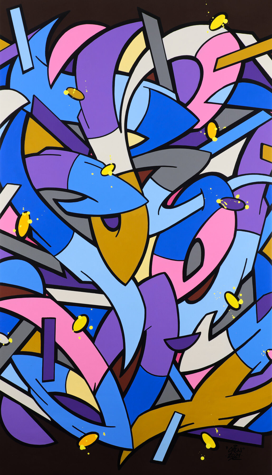 Picture "New-Breed-2.021-1" (2021) (Unique piece) by Cren
