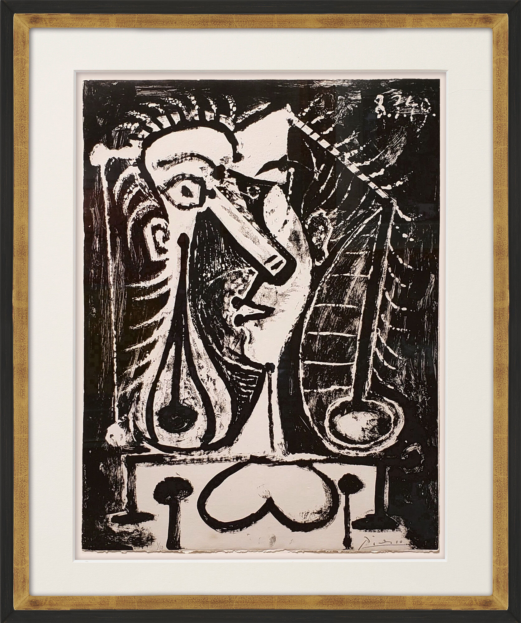 Picture "Figure Composee I" (1949) by Pablo Picasso
