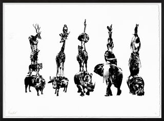 Bild "Animal Wall" (2023) (Exklusiv-Edition zu 45 Jahre ARTES) von Victor Ash