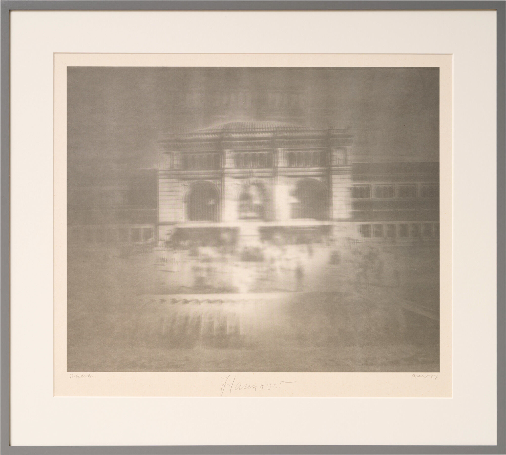 Picture "Railway Station (Hanover)" (1967) by Gerhard Richter
