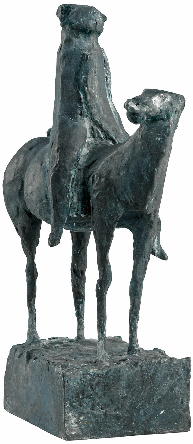 Skulptur "Kleiner Reiter" (1947), Reduktion in Bronze von Marino Marini