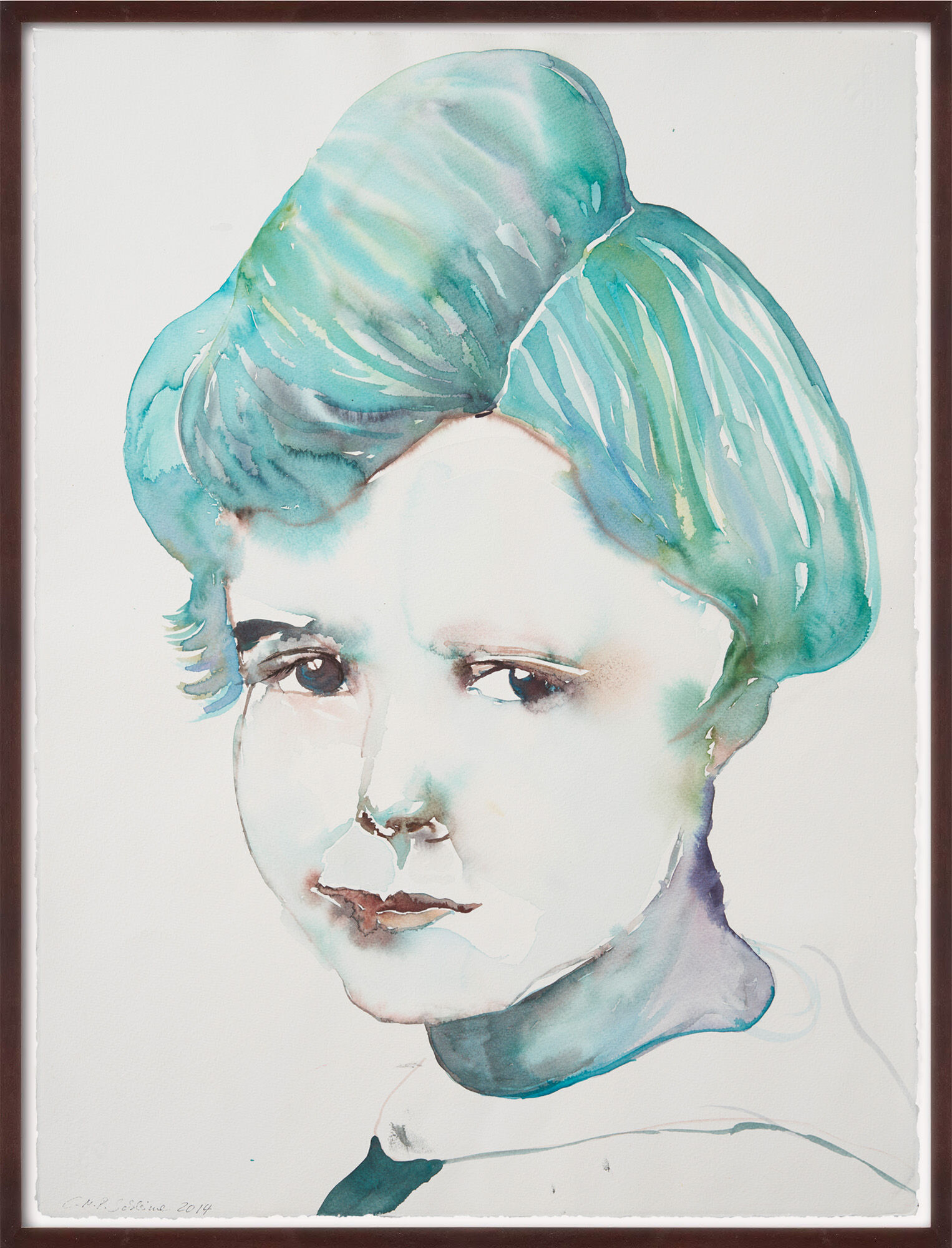 Picture "Emma (1051)" (2014) (Unique piece) by Cornelia Schleime