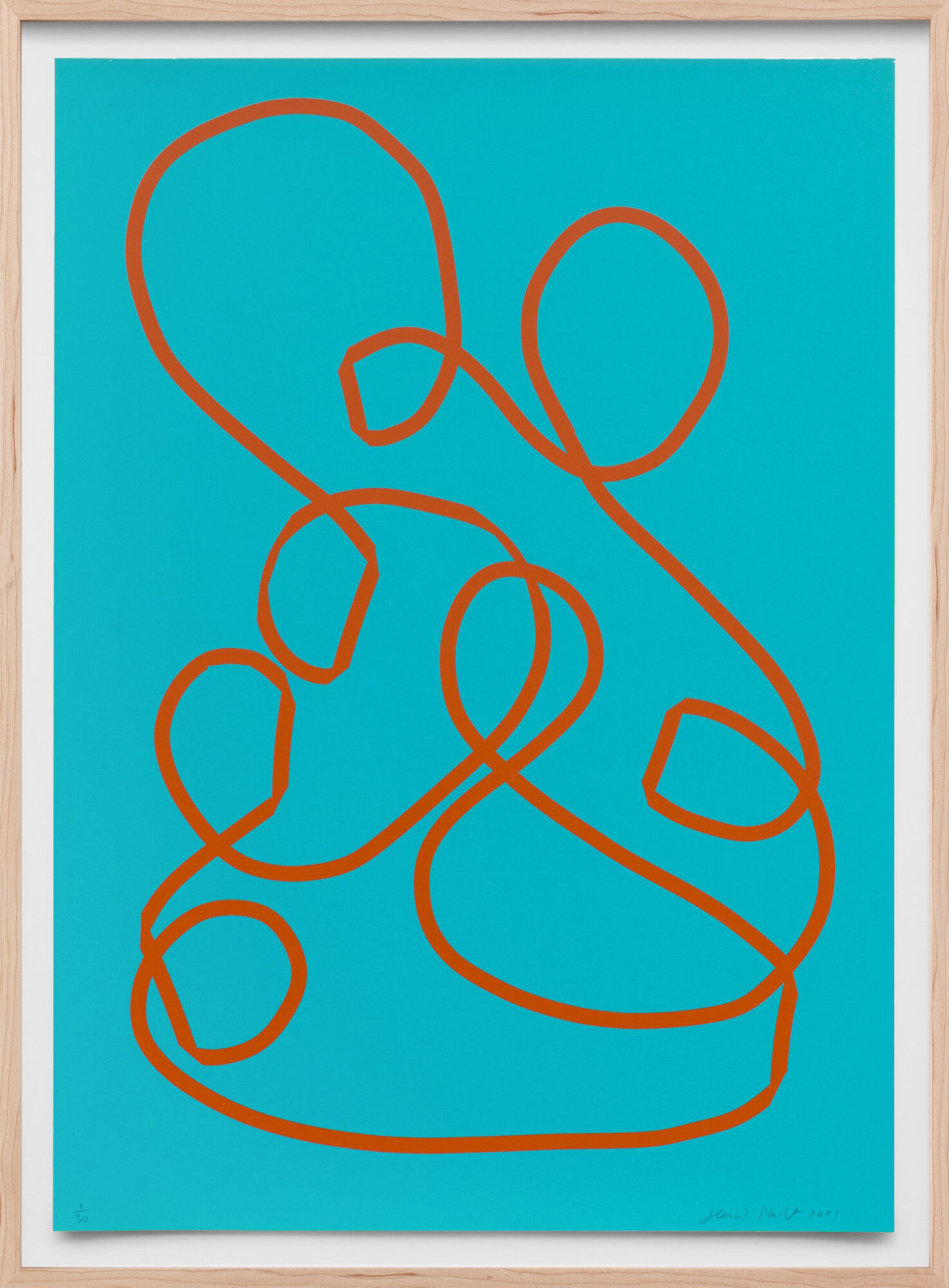 Picture "3 Metre Drawing" (2021) by Henrik Placht