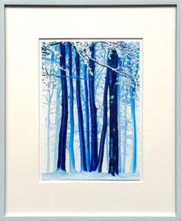 Bild "Blue Interval 01.26" (2026) (Unikat)