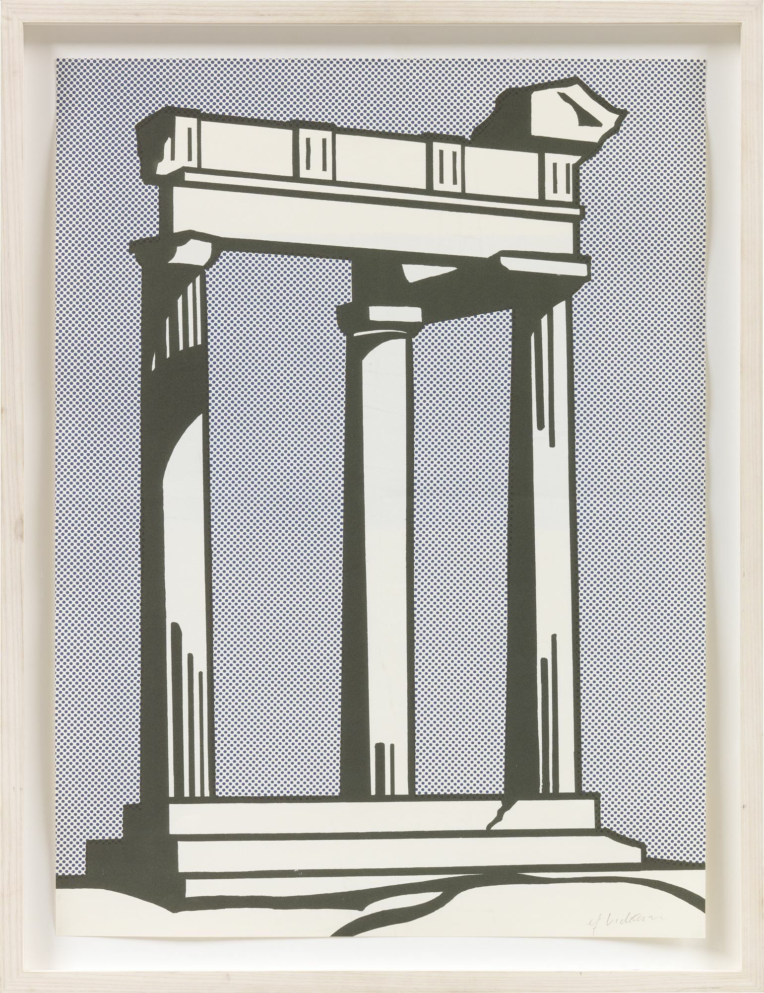 Picture "Temple (Mailer)" (1964) by Roy Lichtenstein