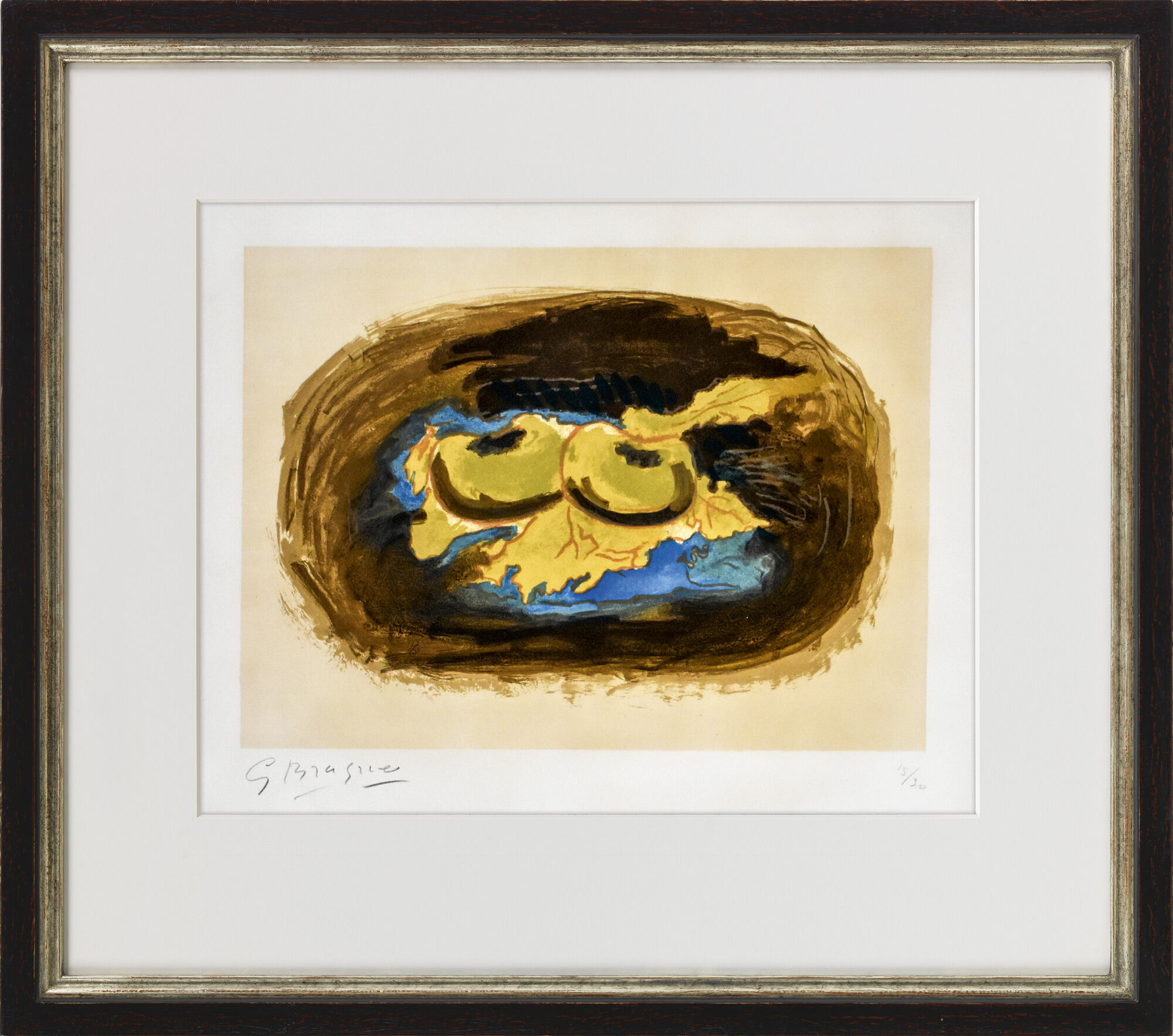 Bild "Pommes et Feuilles" (1958) von Georges Braque