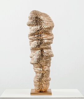 Skulptur "Type Face Bronze" (2021), Bronze von Tony Cragg