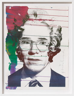 Picture "Andy Warhol" (2009) (Unique piece)