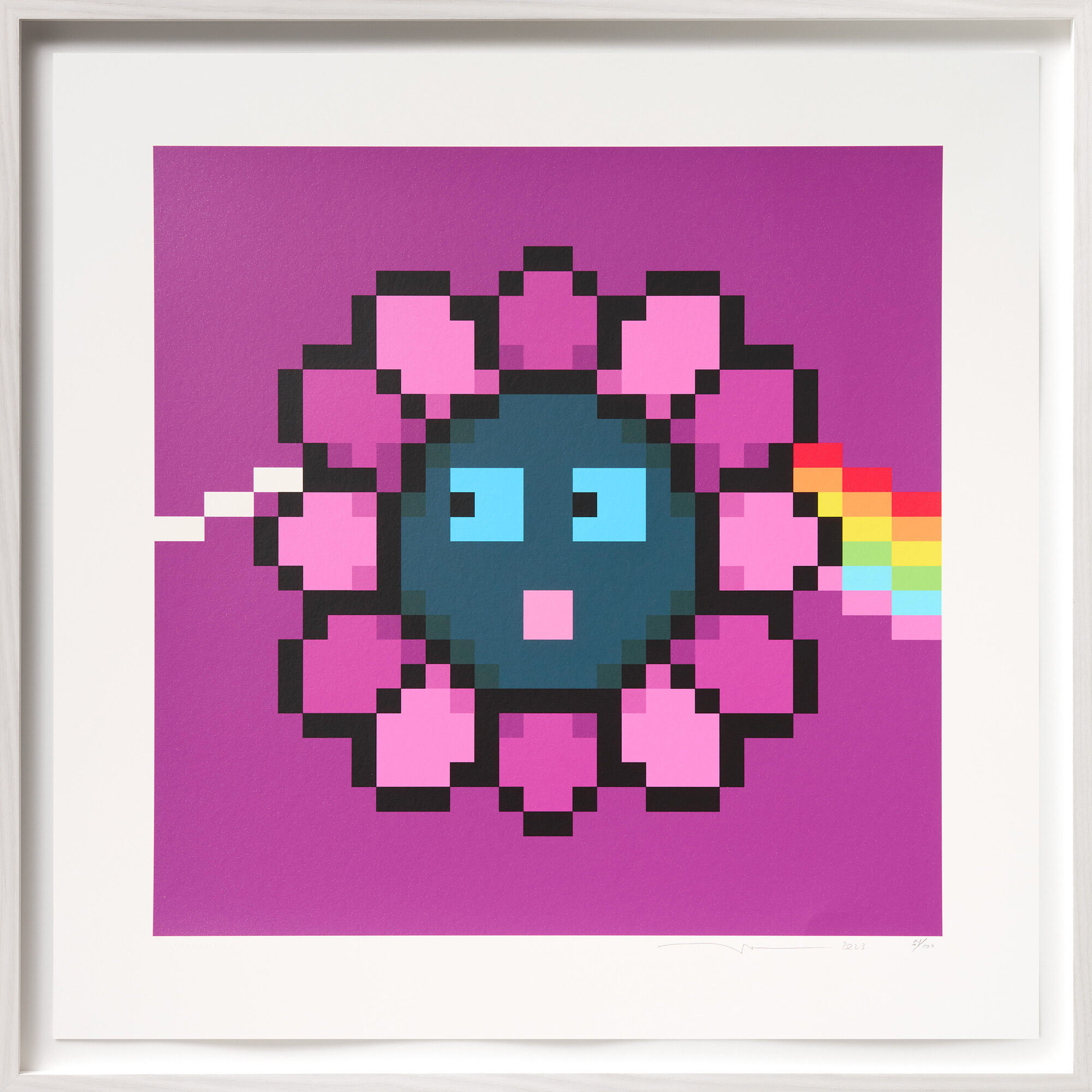 【一点物アート】Icono-Eye-再生-Message Flowers❁ Buy Picture 