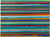 Picture "Broken Line Thin blue rubyred" (2023) (Unique piece)
