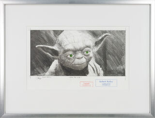 Bild "Yoda the wise" (2023) (Unikat) von Robert Bailey