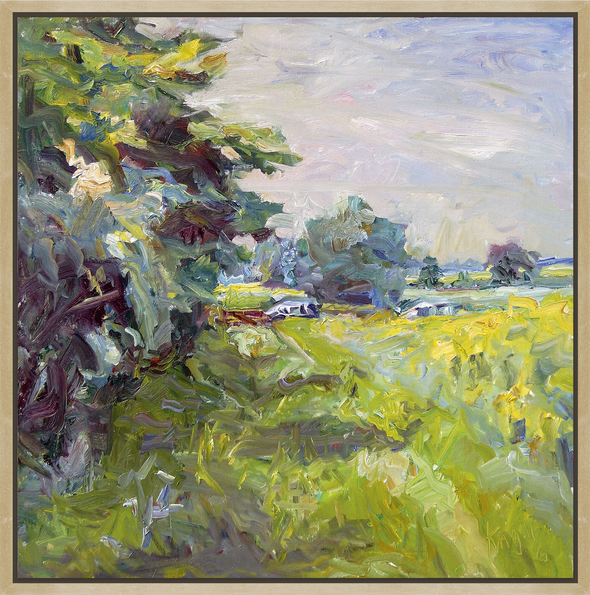 Bild "Feldweg bei Stein" (2016) (Unikat) von André Krigar