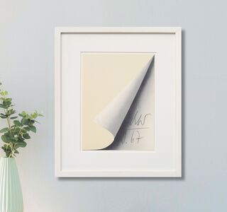 Picture "Sheet Corner" (1967) by Gerhard Richter