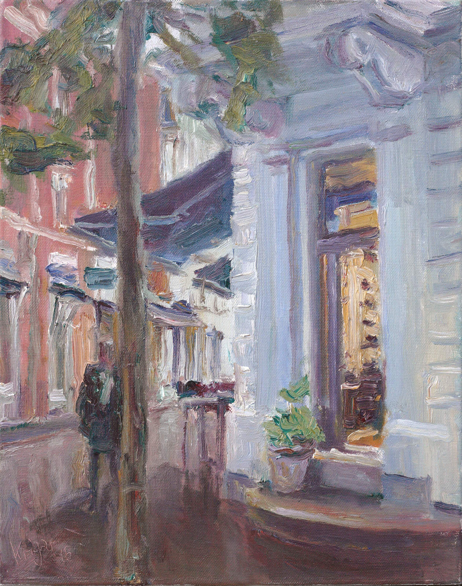Picture "The Corner Shop" (2016) (Unique piece) by André Krigar