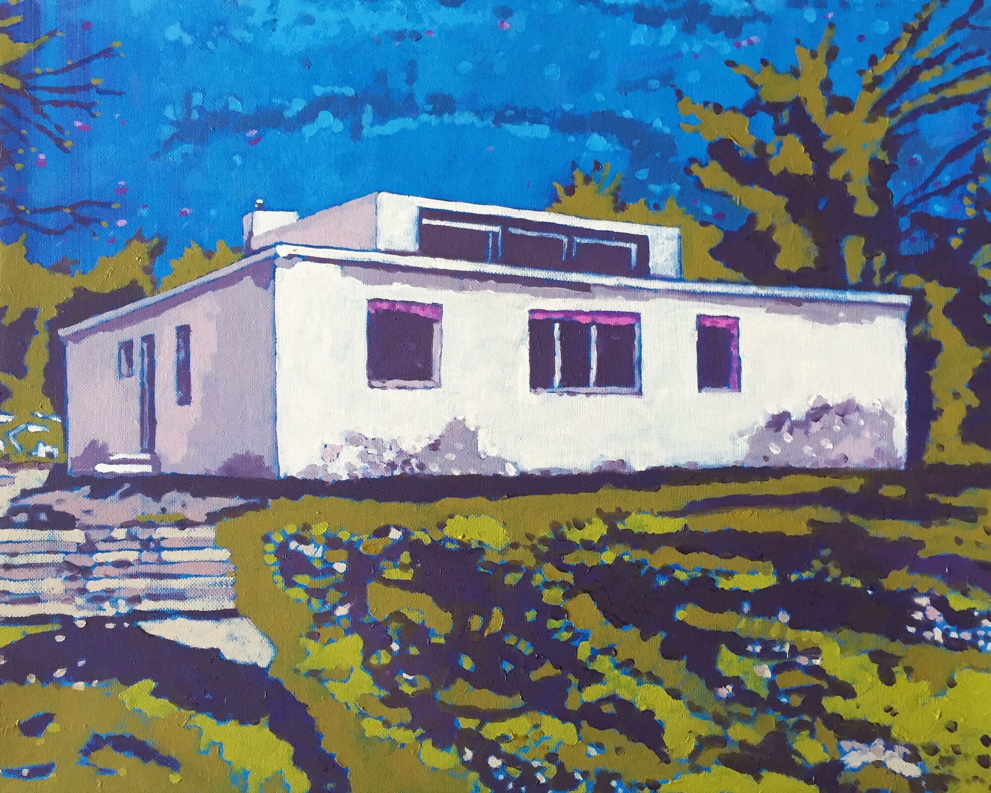 Bild "Neue Villa" (2021) (Unikat) von Willem Julius Müller