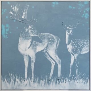 Bild "Tiere des Waldes II" (2022) (Unikat)