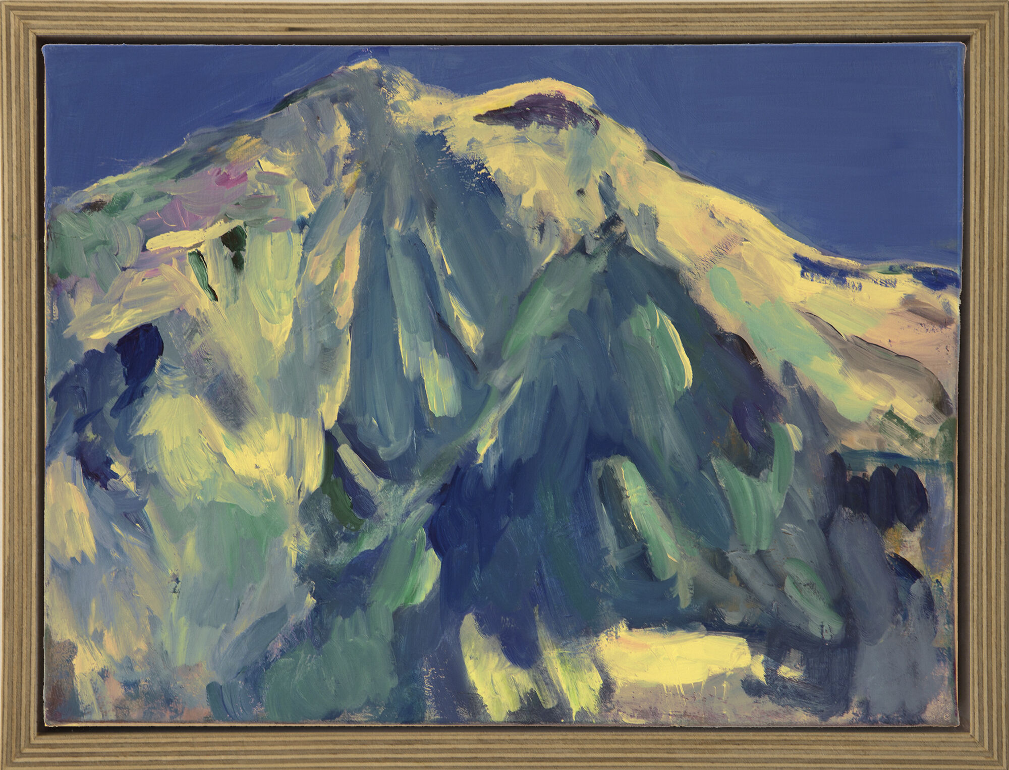 Picture "Mountains IV" (2019) (Unique piece) by Patricia Hell