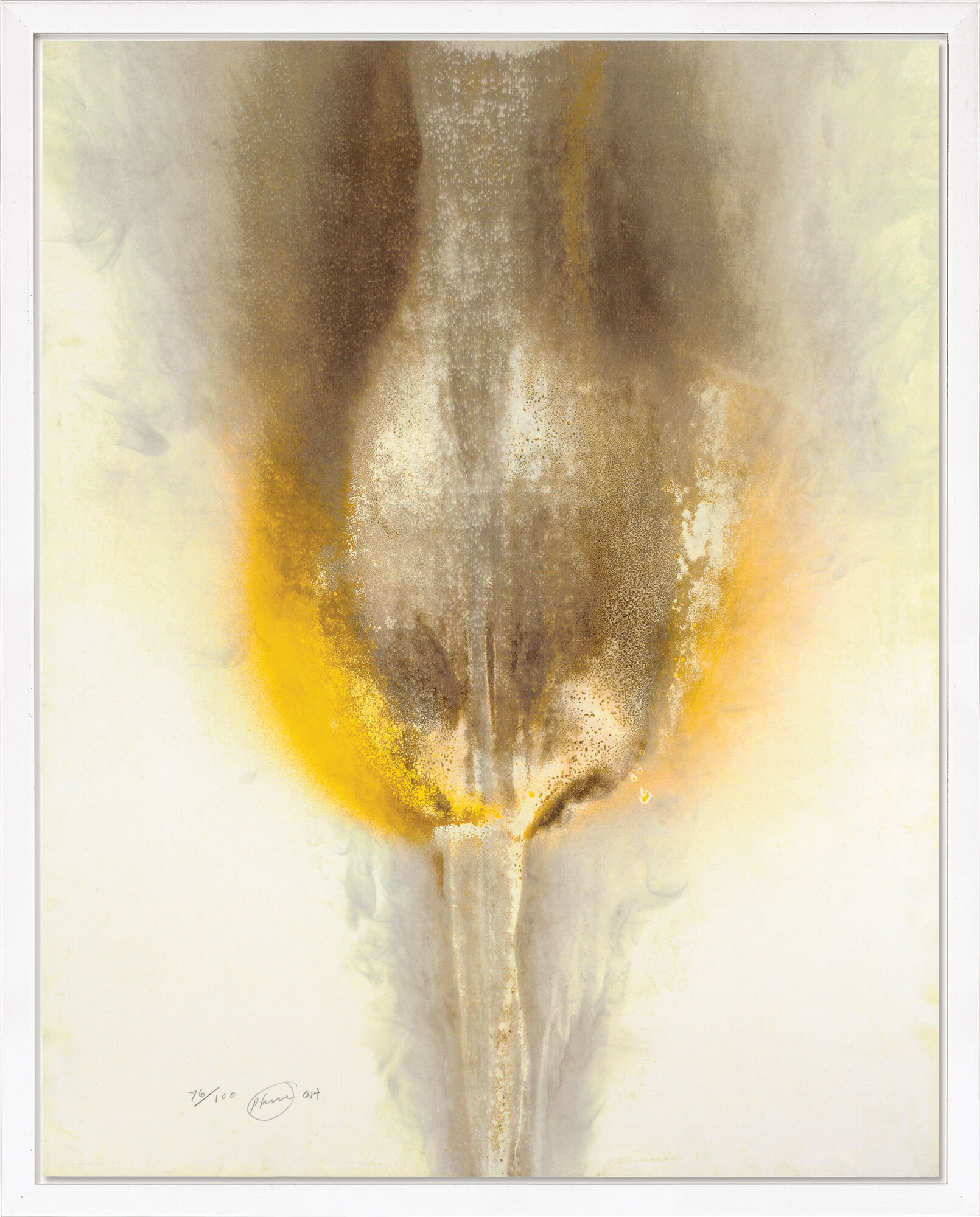 Picture "Lady Fire" (2014) by Otto Piene