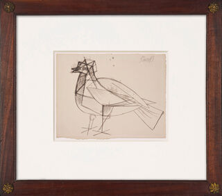 Picture "Pigeon" (1943) (Unique piece)
