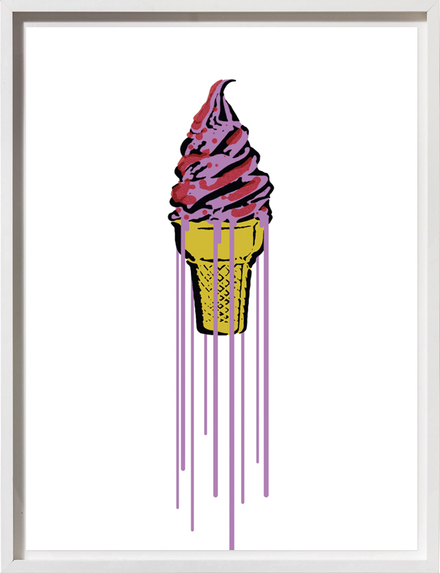 Bild "Pink Glitter Icecream" (2015) von ELIOT theSuper