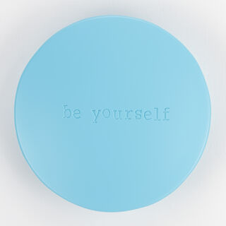 Sculpture "be yourself light blue" (2024) (Unique piece) by Jan M. Petersen