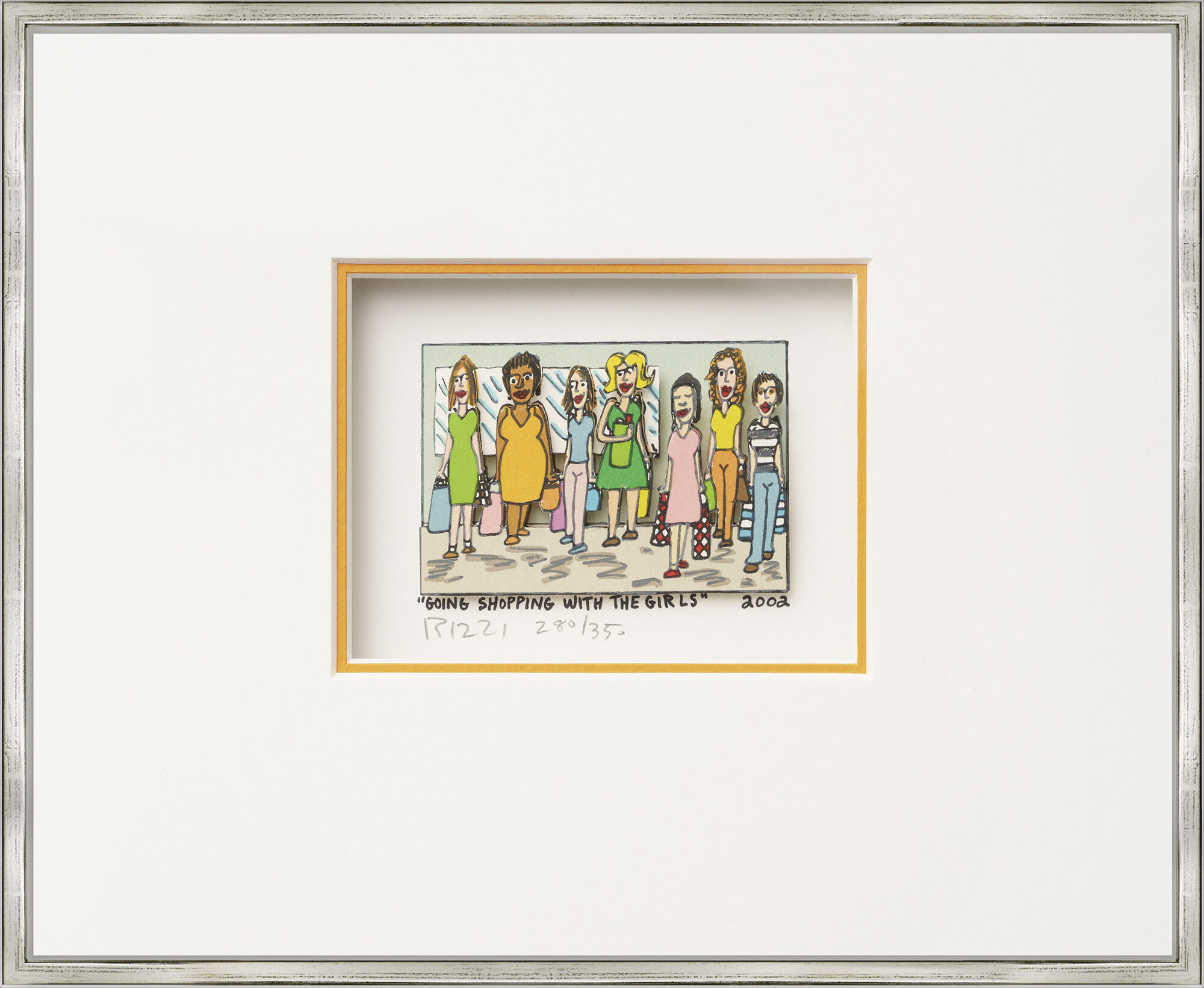 Picture "Going Shopping with the girls" (2002) by James Rizzi