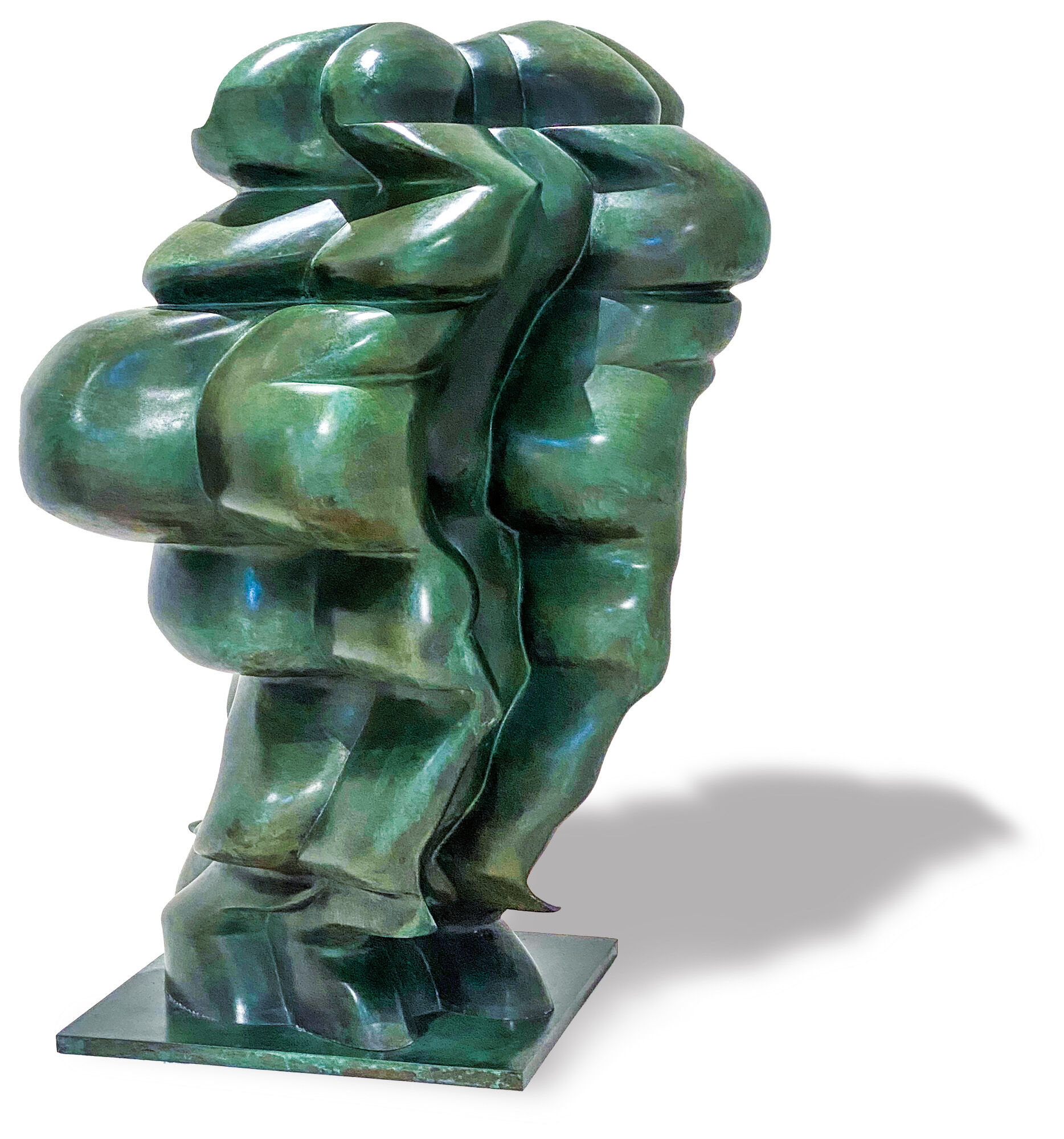 Skulptur "Head" (2015), Bronze von Tony Cragg