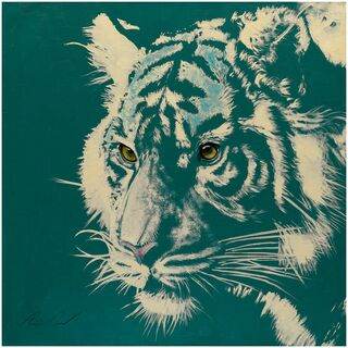 Bild "Serie Lichtblick | Tiger" (2021) (Unikat)