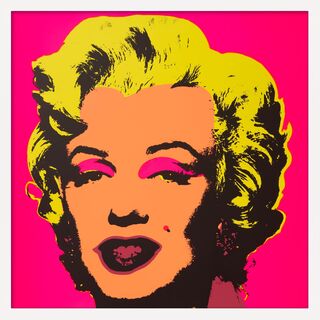 Picture "Sunday B. Morning Marilyn Beige, Pink, Yellow, Purple" by Andy Warhol