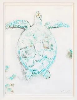 Bild "WHITE WILDERNESS | Sea Turtle" (2026) (Unikat)