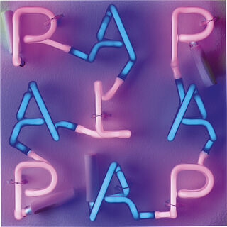 Wandobjekt "PAPALAPAP" (2017) von Albert Hien