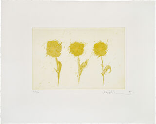 Bild "3 kleine gelbe Blüten" (2001)