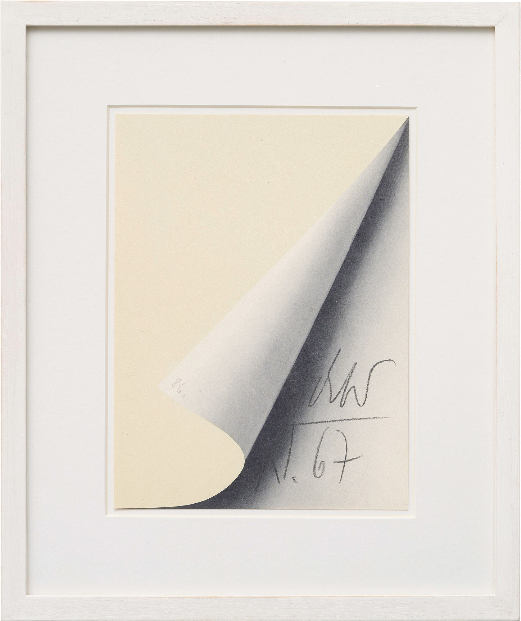 Picture "Sheet Corner" (1967) by Gerhard Richter