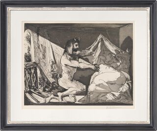 Bild "Faune dévoilant une femme" (1936)