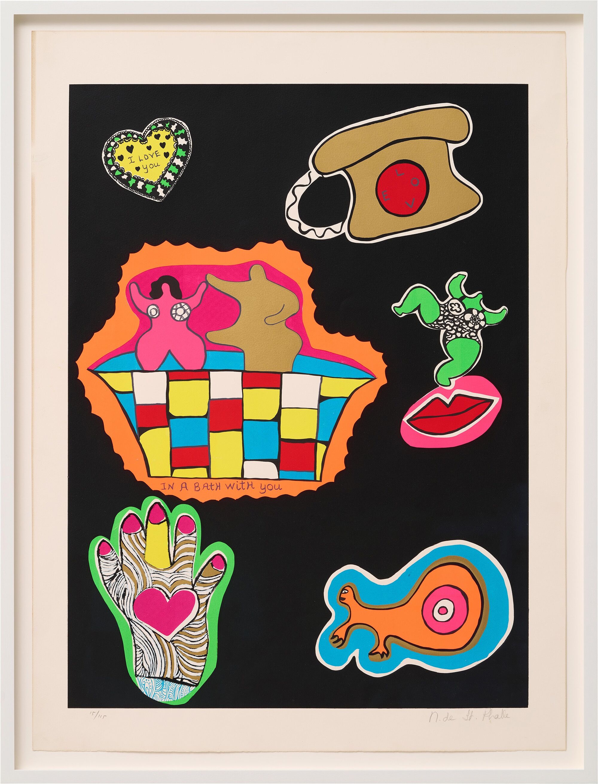 Picture "Nana Power: In A Bath With You" (1970) by Niki de Saint Phalle