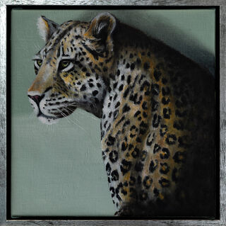 Bild "Serie Tierporträt | Leopard" (2022) (Unikat)