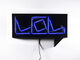 Objet mural "LOL" (2020) de Doppeldenk