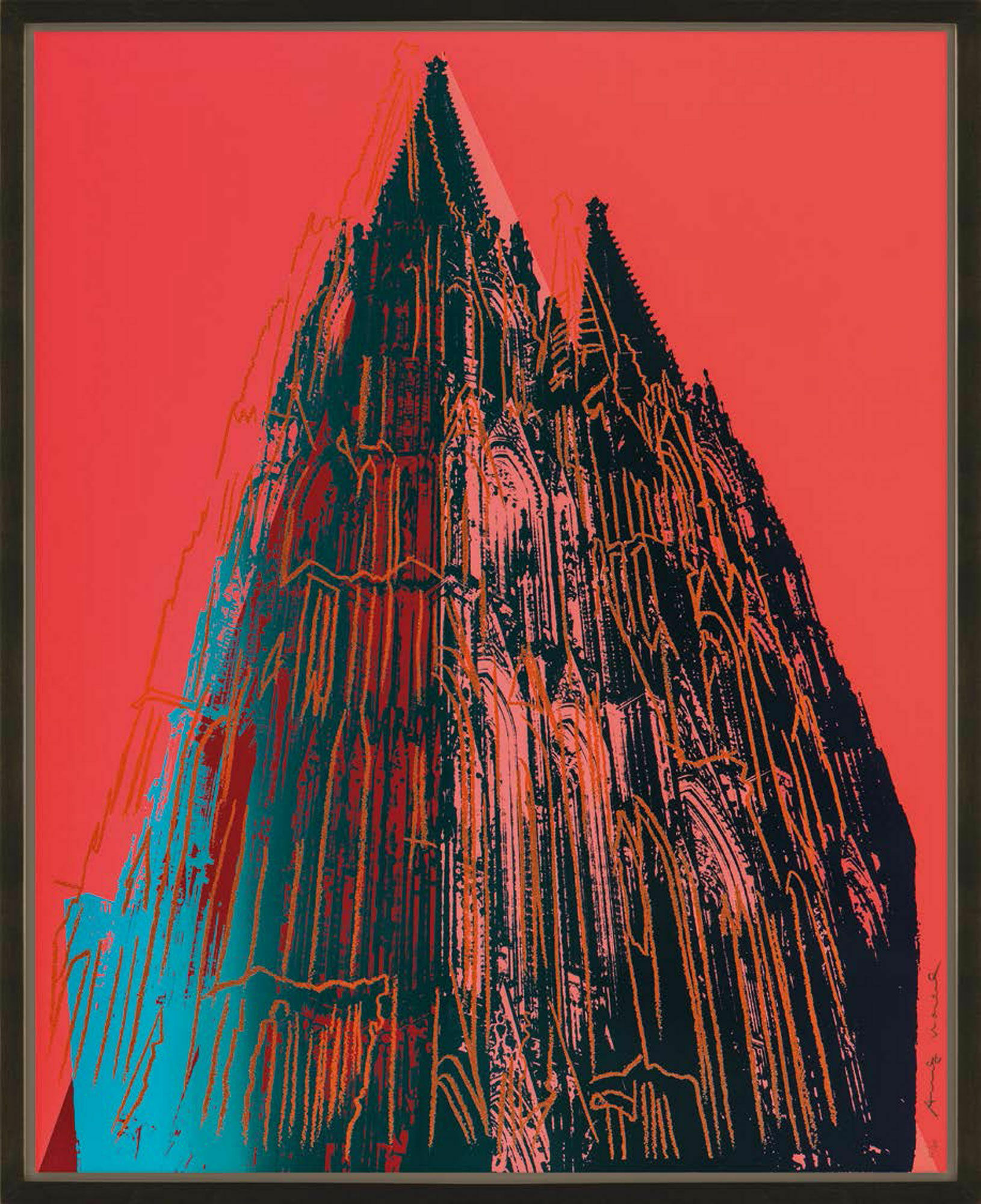 Bild "Cologne Cathedral II.361" (1985) von Andy Warhol