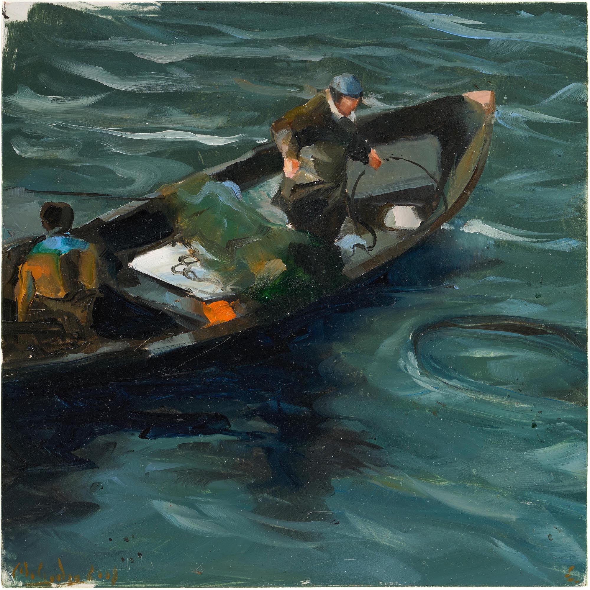 Bild "Ausflug auf dem Wasser" (Unikat) von Edward B. Gordon