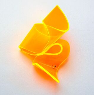 Object "Squiggle Orange I" (2026) (Unique piece) by Selcuk Dizlek