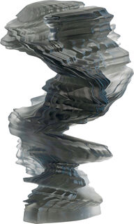 Sculpture "Stacks Grey" (2020), glass